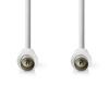 CAVO ANTENNA NEDIS CSGB40200WT20 MASCHIO-MASCHIO da 2 m, BIANCO